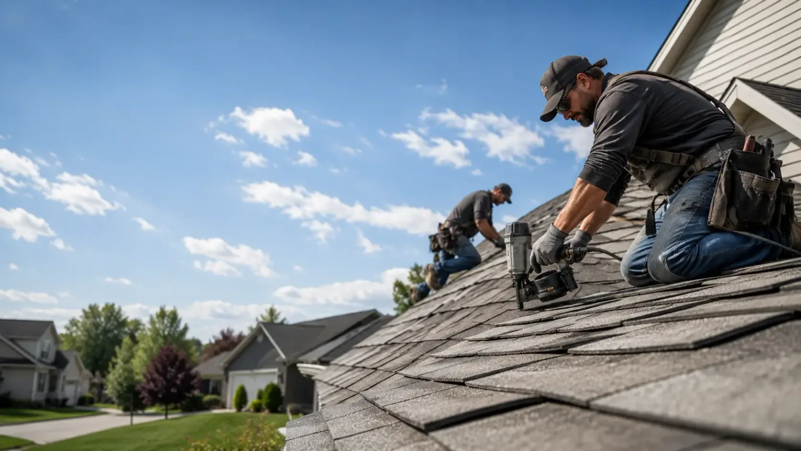 Storm Damage Roof Repair in Smithton, IL near me
